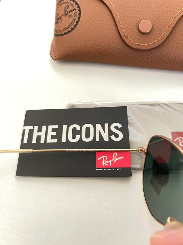Rayban Pink Avaitor 112/4T Size 58mm Unisex - Image 7