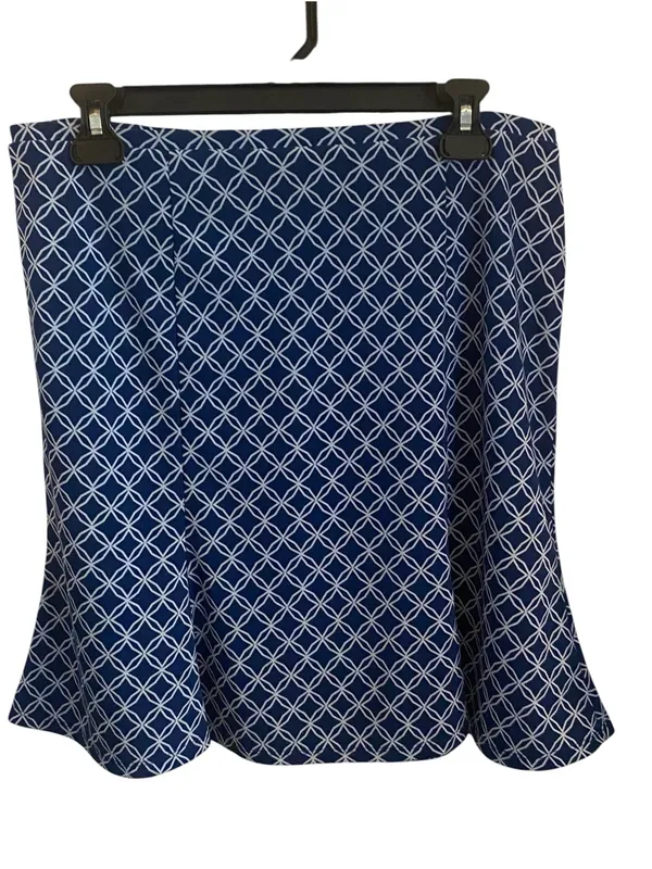 Express Vintage y2k twee Blue Patterned Skirt mini skirt 70s school girl vibes - Image 3
