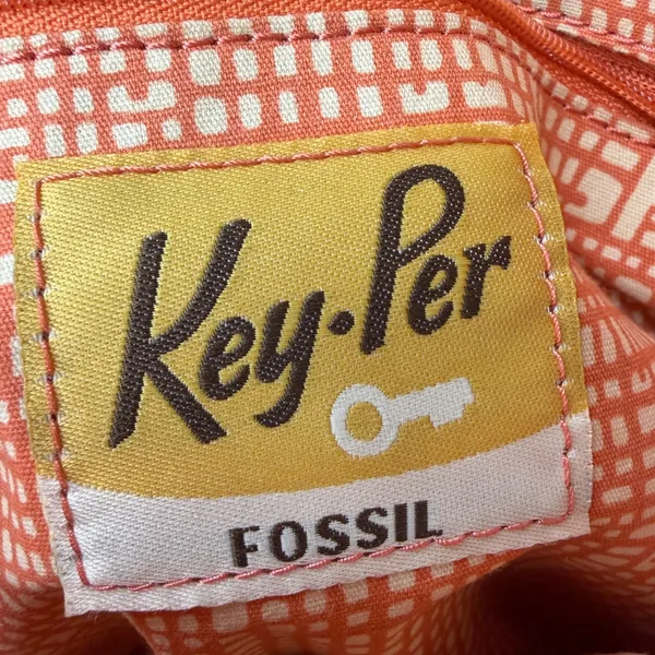 Fossil Key-Per Ladybug Crossbody Bag Yellow Coated Canvas Tote - Image 3
