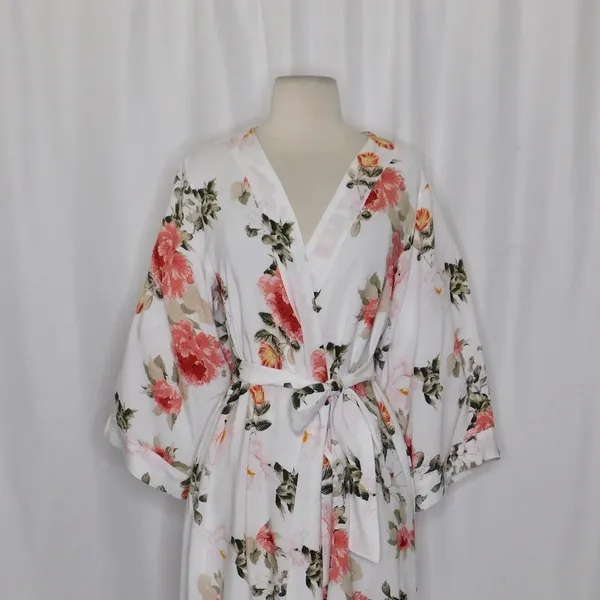 YUMI KIM Dream Lover Floral Robe True‎ Love Bridal Bridesmaid Summer Small - Image 3