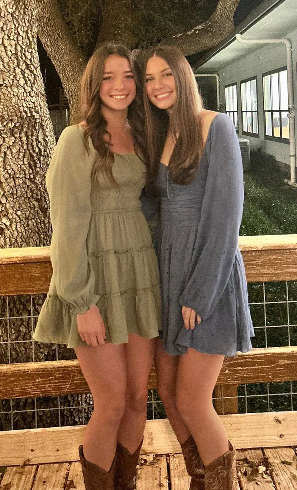Green Long Sleeve Dress - Image 2