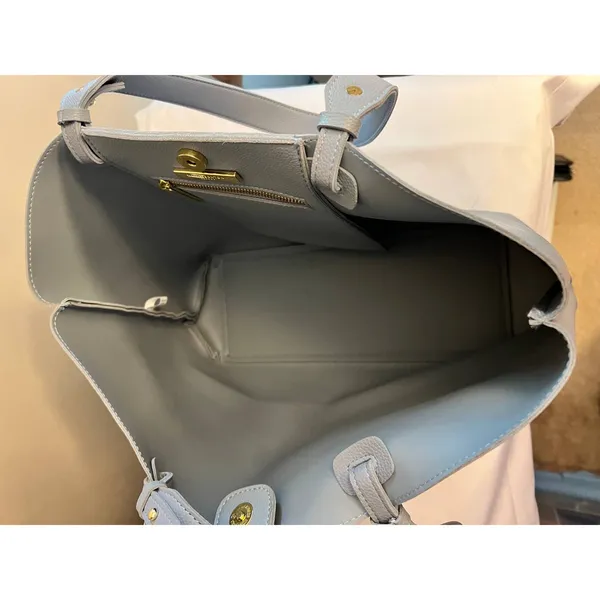 Kate Loxton London Women's Grayish Blue Shoulder Bag 18" Wide x 10 1/2"‎ Tall - Image 8