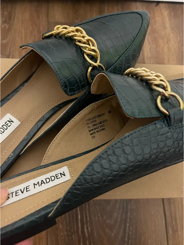 Steve Madden Forever Chain Pointed Toe Mules - Image 6