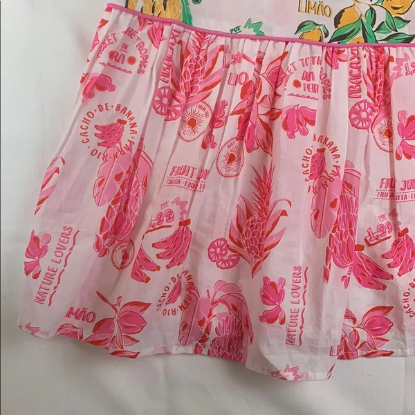 FARM Rio size medium tiered midi cutout new Colorful Tropical Print Dress coveru - Image 6
