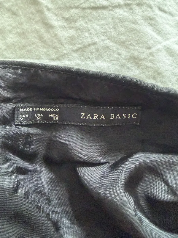 ZARA Skirt Black Mini - Image 3