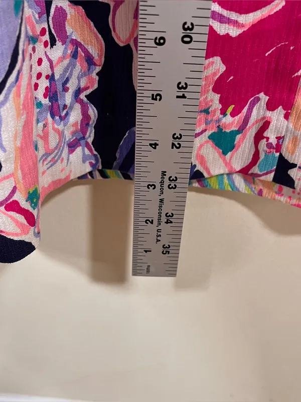 Lilly Pulitzer Fallon Shift Dress, Size 6 Tipping Point Floral EUC - Image 8