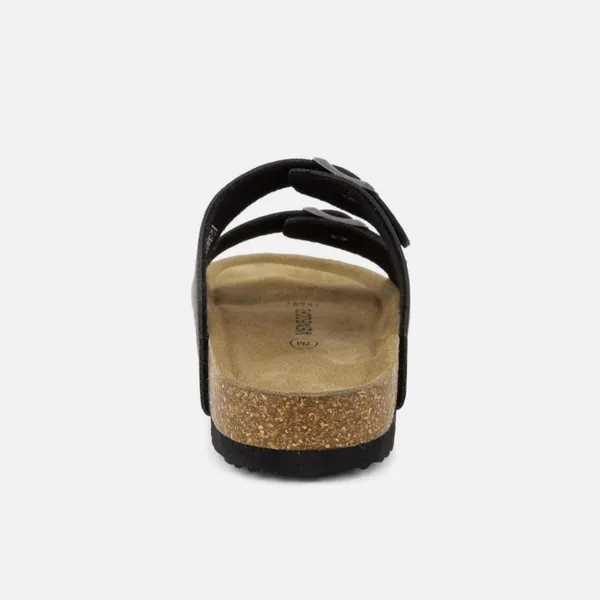 Unbranded Women's Black and Navy Sandals - Image 5