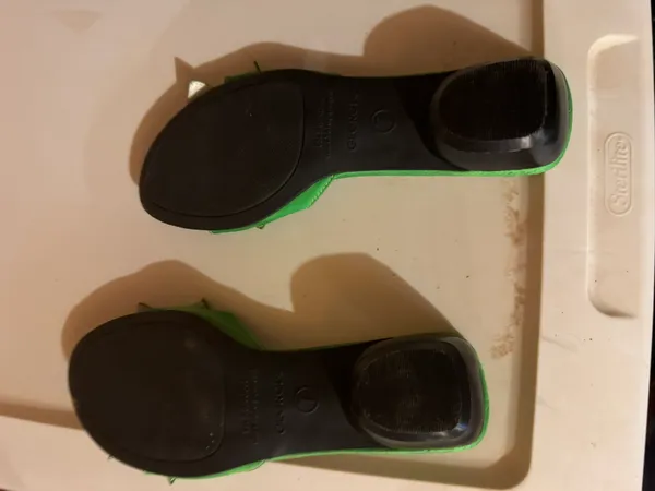 George Green Dress Sandals Size 7 - Image 2