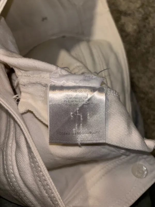 Gucci White Jean Skirt - Image 3