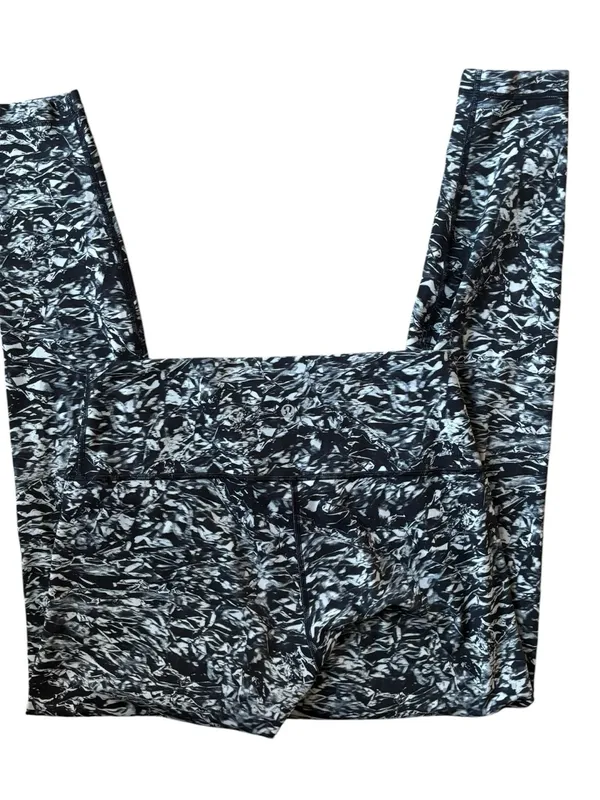 Lululemon Wunder Under Hi-Rise Tight Sz 10/28" Liquid Platinum Alpine White Mult - Image 5