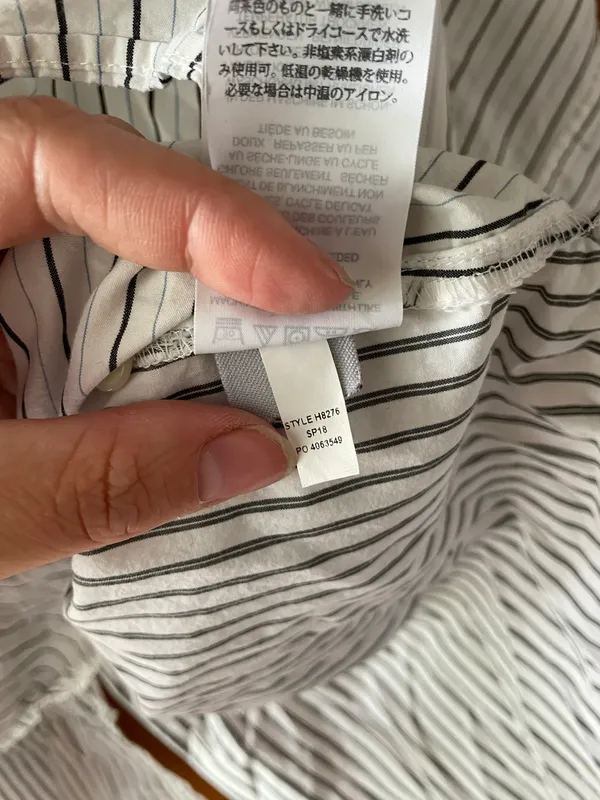 Madewell Courier Button-Back Shirt in Pure Stripe Size Small - Image 7