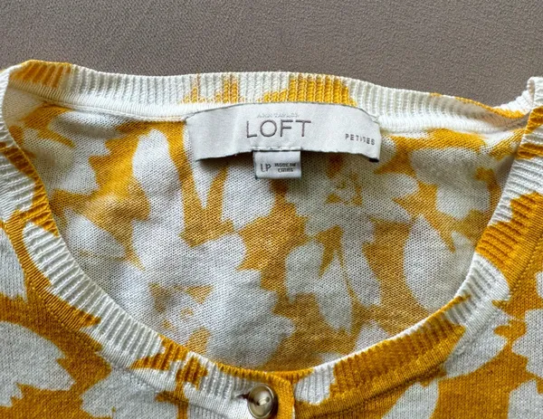 Loft Floral Print Cardigan - Image 8