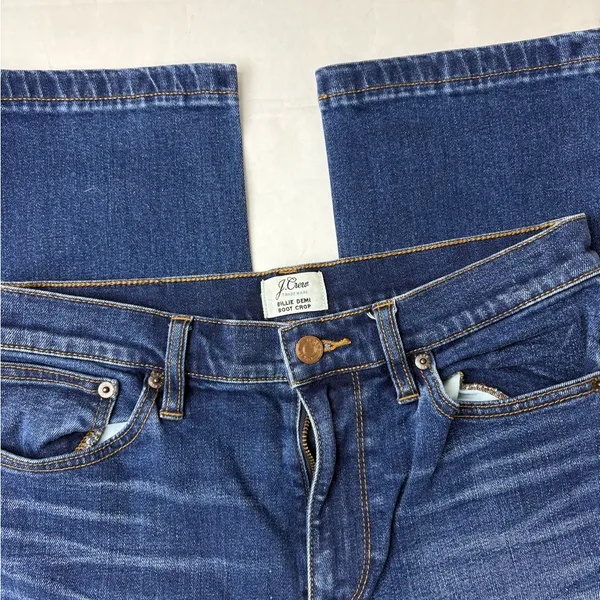 J. Crew Billie Demi Bootcut Crop Jeans - Image 2