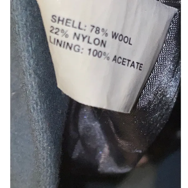 Gap Teal Zip n Toggle Y2K Peacoat size Medium - Image 5