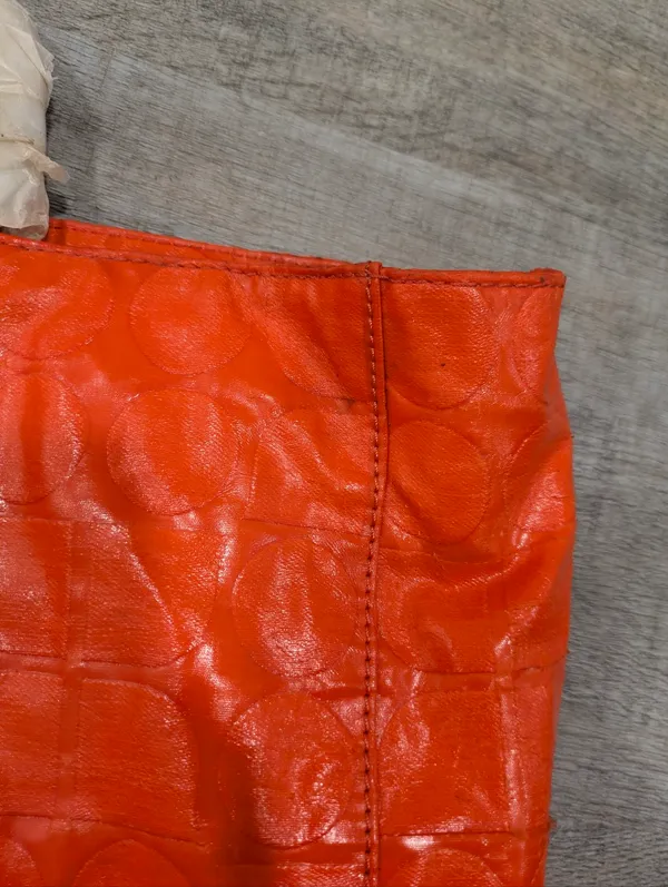 NWT Kate Spade Melrose Noel Orange Leather Bag - Image 10