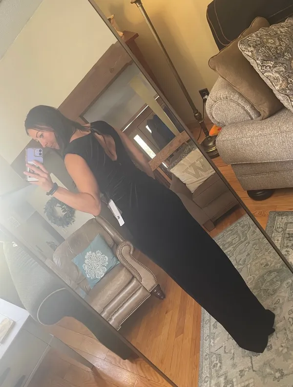 Black Bridesmaid Dress () - Image 8