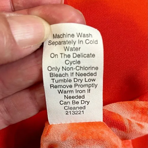 CAbi Orange Wrap Blazer Jane Jacket Size 4 - Image 10