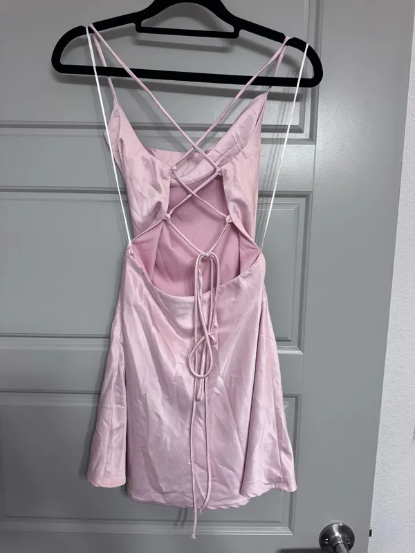 Baby Pink Princess Polly Mini Dress - Image 4