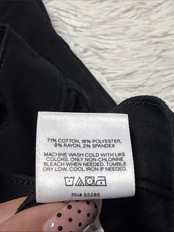 Express Women's Black Mid-Rise Skyscraper Jeans - Image 7