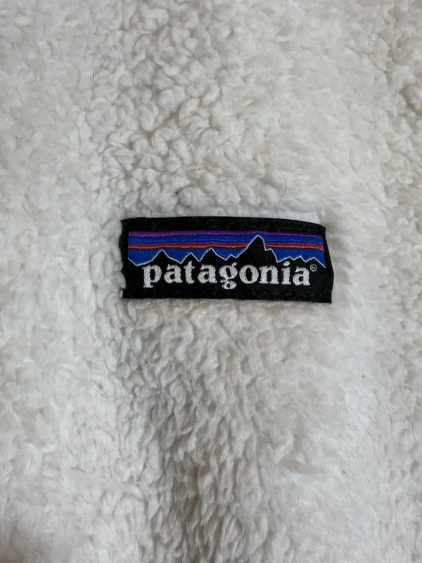 Patagonia Los Gatos Teddy Vest Women's Small Birch White Full Zip Outdoor Hiking - Image 6