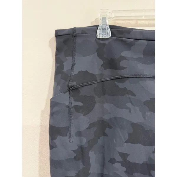 Lululemon‎ Fast and Free High-Rise Tight 25 Nulux Camo Deep Coal Multi Size 18 - Image 4