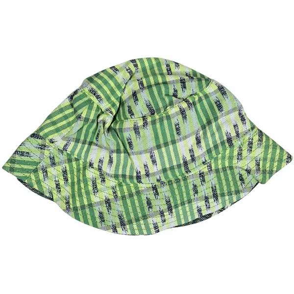 Aerie Bucket Hat Green‎ Yellow Plaid Pattern One Size - Image 3