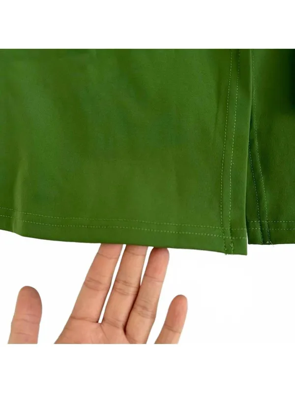 PacSun 1980 PAC Active Faux Wrap Mini Skort Green NWT Medium - Image 7