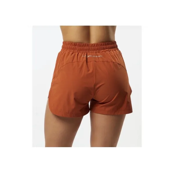 Alphalete Woman’s Infinity Stride Short W/ Liner - Sour Tangerine, Size Medium - Image 2