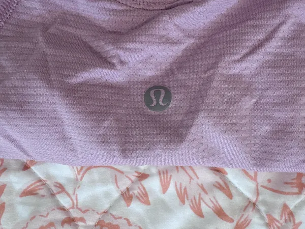 Lululemon Cropped Purple/Pink Top - Image 2