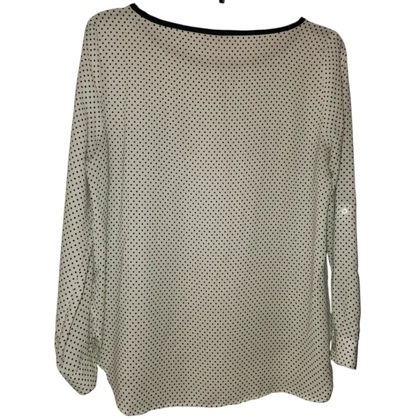 Ann Taylor Loft Long Sleeve Blouse Size Large - Image 2