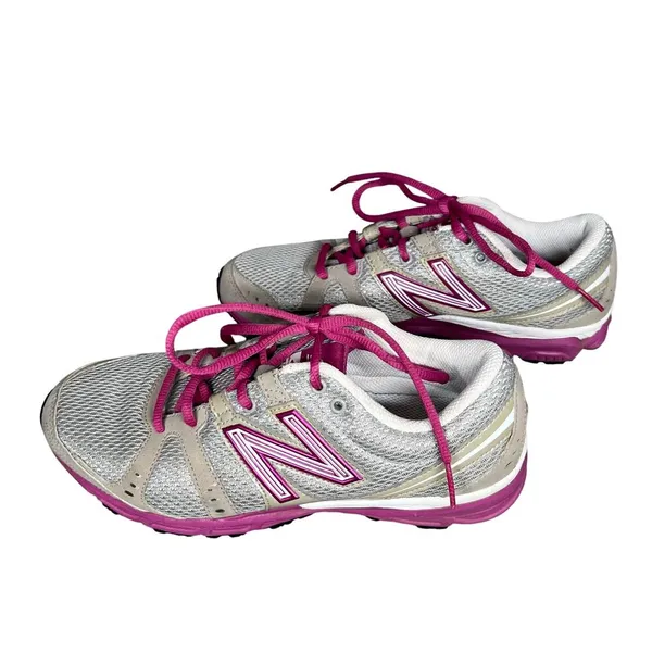 New Balance‎ Womens 690 Gray Pink Sneakers Size 8 - Image 4