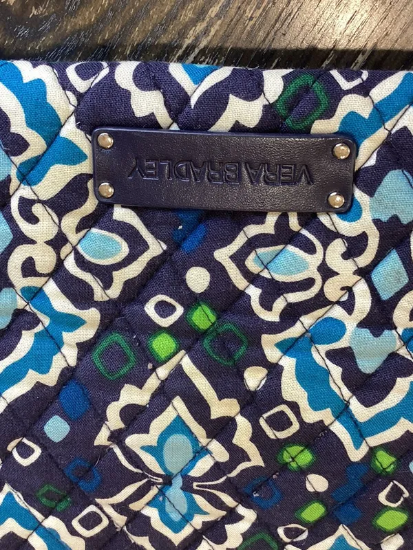 Vera Bradley Quilted Wallet in Ink Blue Medallion Print - Image 12