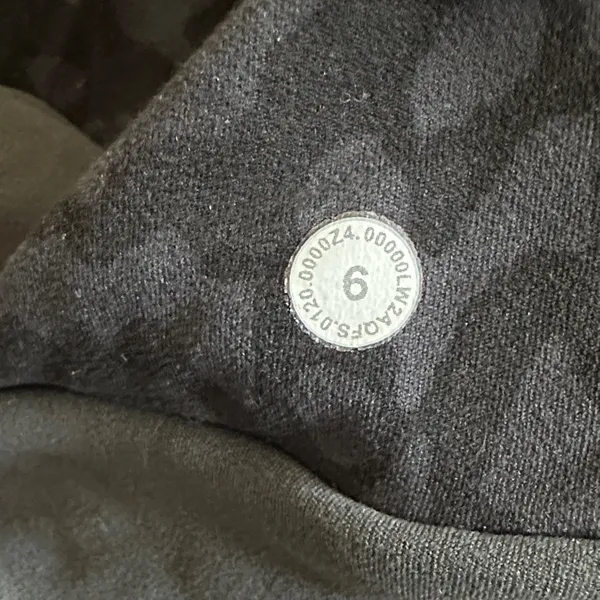 Lululemon Rejuvenate Grey/Black Camo-Print Reversible Sports Bra - Image 5