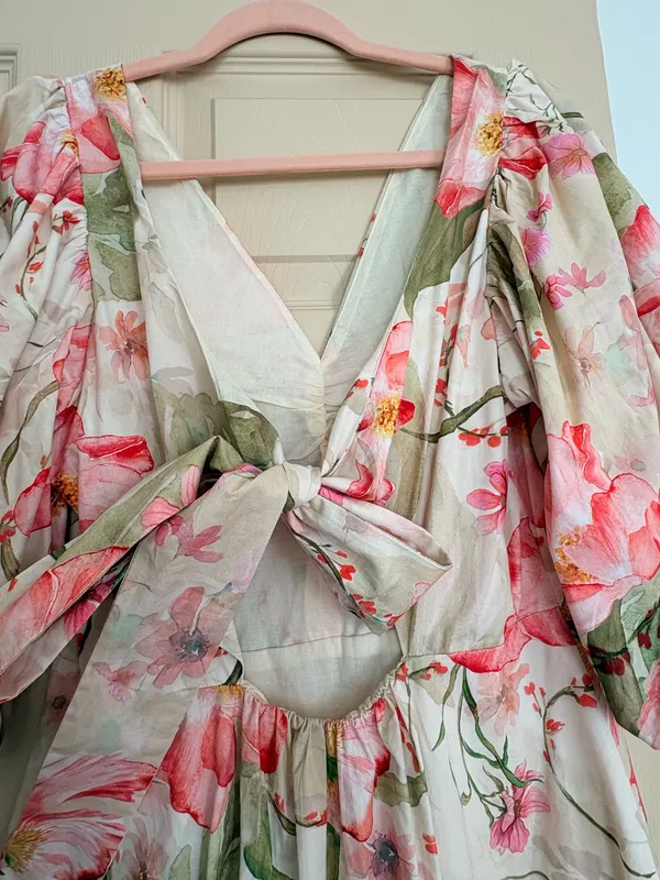 NWT open back HM floral dress - Image 3