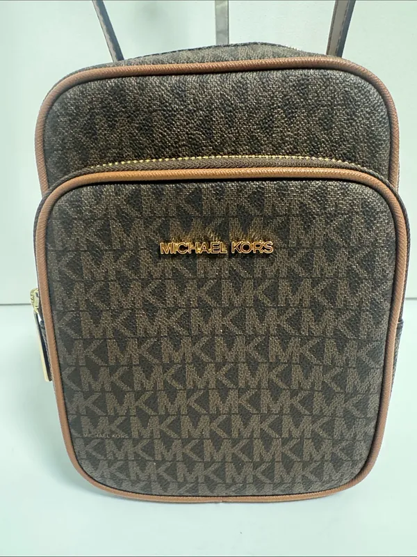 Michael Kors Jet Set Travel Signature Logo Crossbody Bag - Image 2