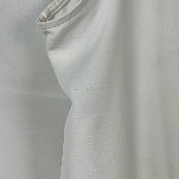 Diosun White Button Down Tank Top Medium - Image 2