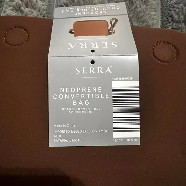 Serra Neoprene Convertible Bag in brown.‎ - Image 8