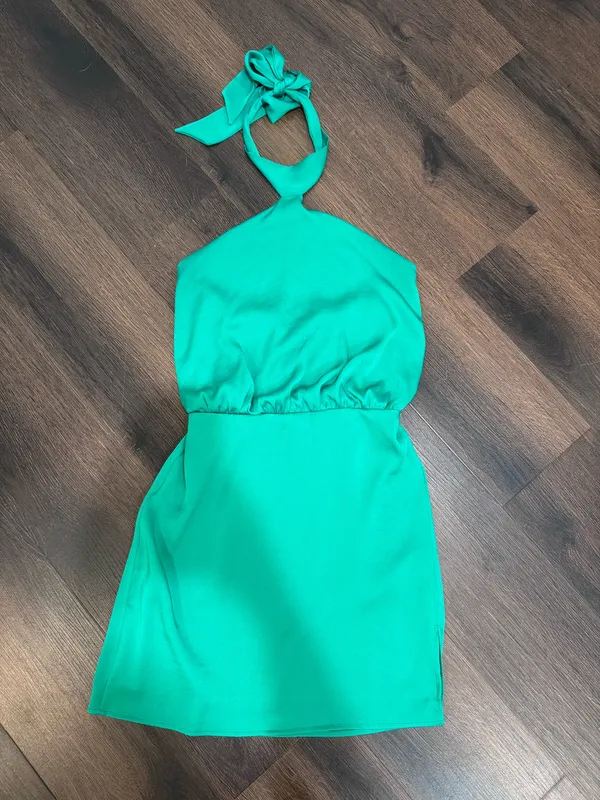 Vestique Green Mini Dress - Image 3