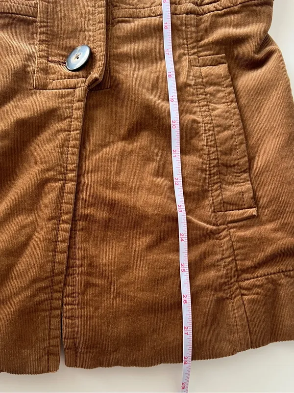 CAbi Journey Jacket #3554 Brown Corduroy Blazer S Fall Cotton Lyocell - Image 13