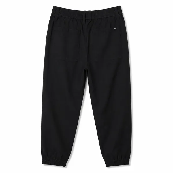 GAP Black Utility Cotton Lyocell Twill Blend Tapered Casual Jogger Pants Small - Image 5