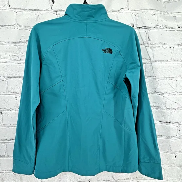 The North Face Jacket Women’s M Harbor Blue Apex Byder Softshell Windwall - Image 3