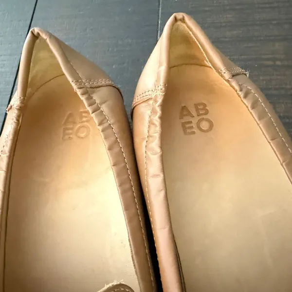 ABEO Strada Loafer Womens 9.5 Tan Leather Penny Slip On Comfort Preppy Office - Image 8