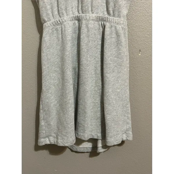 Aerie Offline Weekend Fleece Gray Cotton Cut Out Dress Pockets Women Size Medium - Image 7