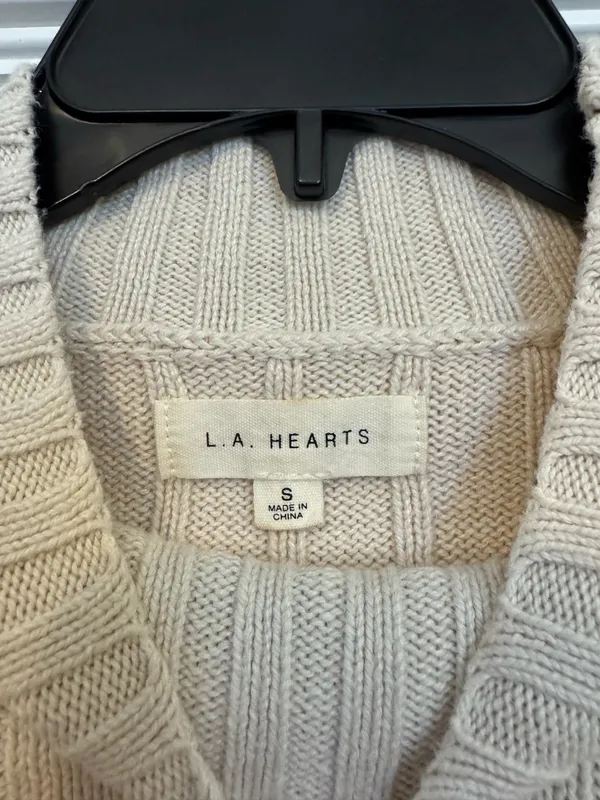 Pacsun tan cropped sweater - Image 3