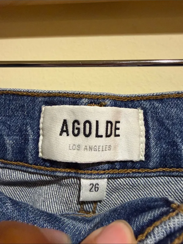 Women’s Agolde Riley Crop Jeans - Image 2