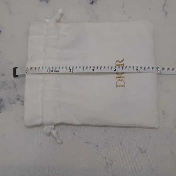 DIOR White STORAGE cover/pouch/dust bag Small DUST BAG New No Tag - Image 4