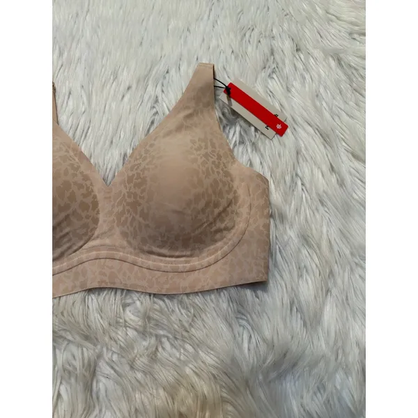 Popilush Women's Size XL Seamless Wireless Jelly Leopard Contour Minimizer Bra - Image 4