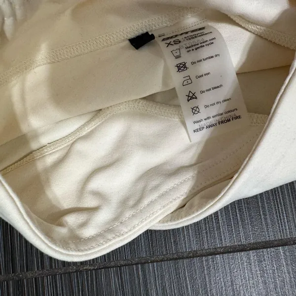 bo + tee cream activewear set White Size XS - Image 3