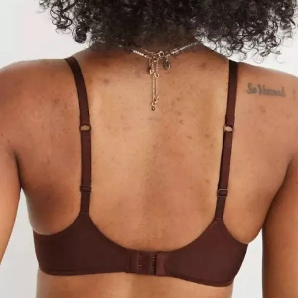 NWT Smoothez by Aerie Mesh Unlined Balconette Bra in Dark Maple Brown - 36C - Image 8