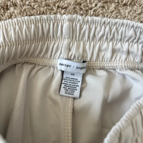 White/cream cargo sweatpants White Size XS - Image 3